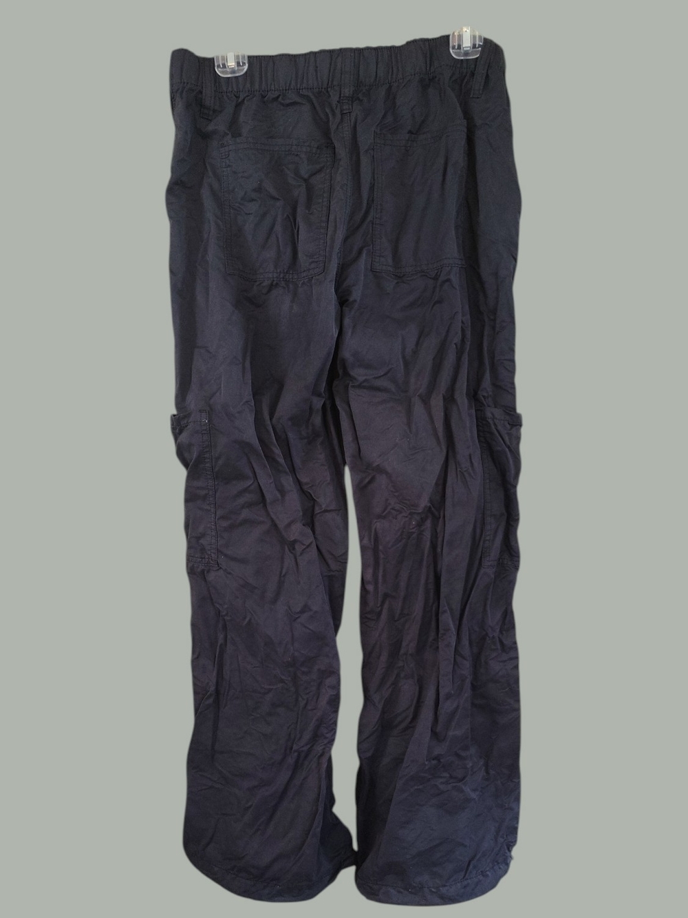 Celebrity Pink Wide Leg Cargo Pants in Black